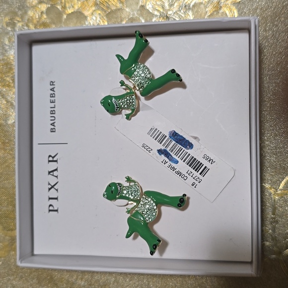 Disney Pixar x Baublebar Rex from Toy Story Slider Earrings - Picture 2 of 6